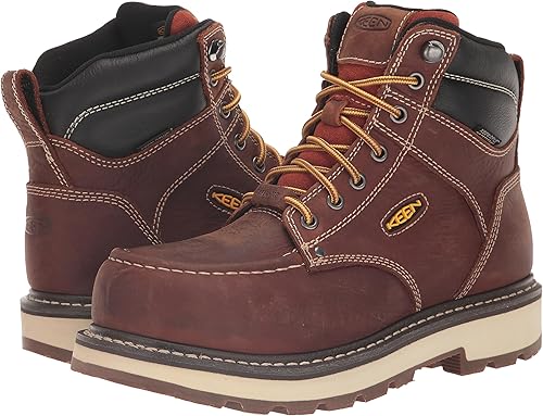 Miniatura 7 de KEEN Utility Cincinnati - Botas de trabajo resistentes al agua con punta compuesta de 6 pulgadas para hombre, tacón de 90 grados