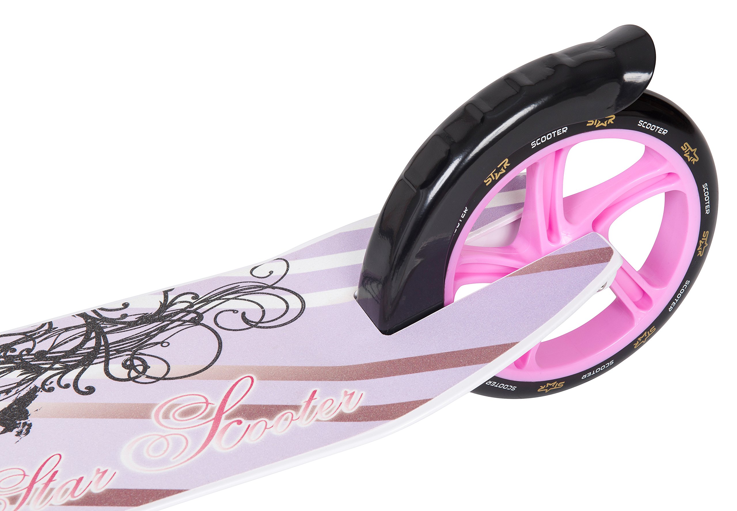 STAR SCOOTER Monopattino per Bambini de 8-16 Anni e Adulti | City Scooter 2 Ruote 205mm o 230mm Pieghevole con Manubrio Regolabile | predellino XXL, Sospensione