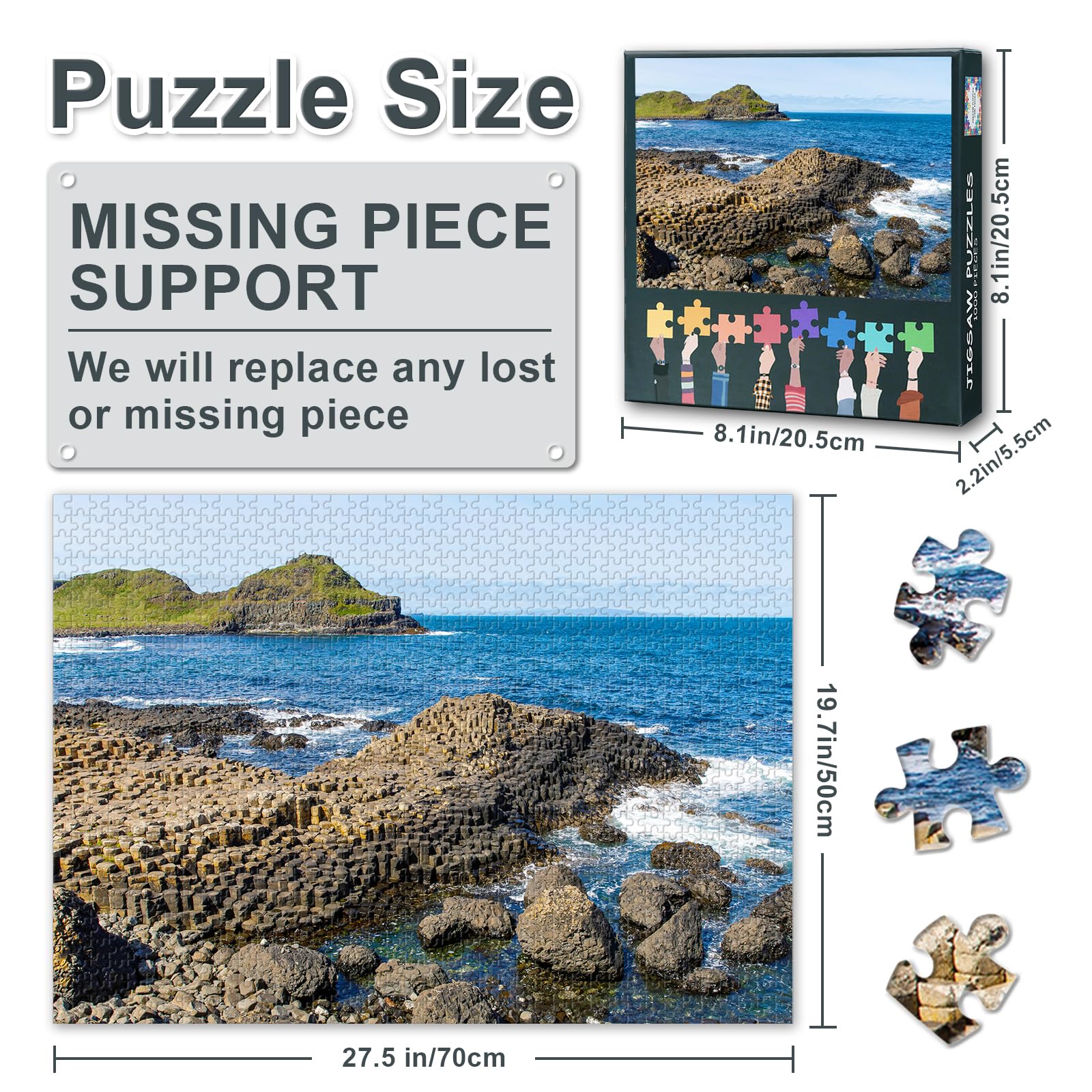 Puzzles 1000 Pieces for Adults Jigsaw Puzzle Educational Games - Image 3