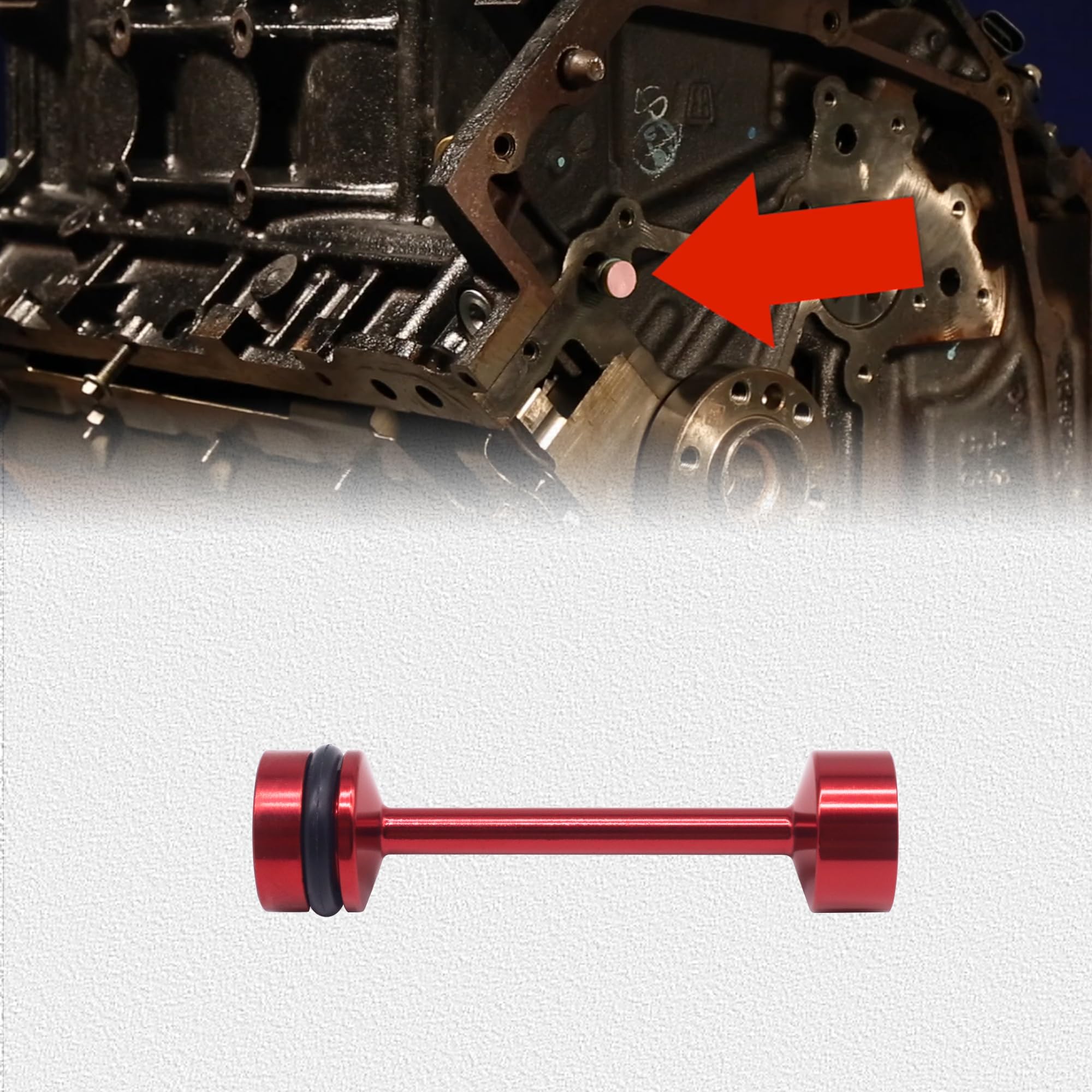 CNC Billet Barbell & Front Galley Plug Kit For LS Engines (LS1, LS2, LS3, LQ4, LSX, Etc.) 9 thumbnail image