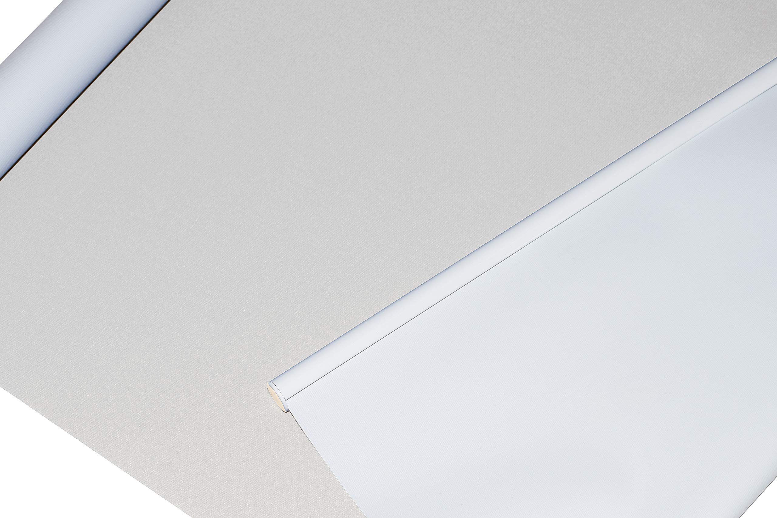 sunlines Store Enrouleur sans Fil sur Mesure en Polyester Blanc 130 x 180 cm