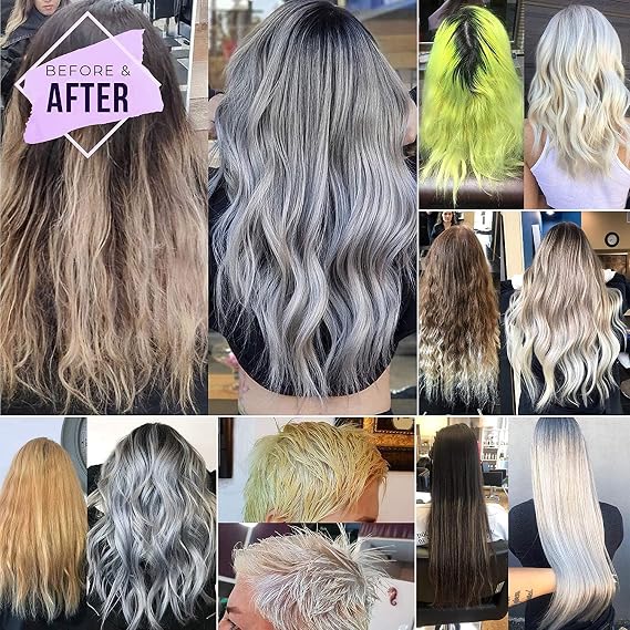 مجموعة شامبو Fanola Color Depositing Purple مع بلسم Nutri Care Restructuring