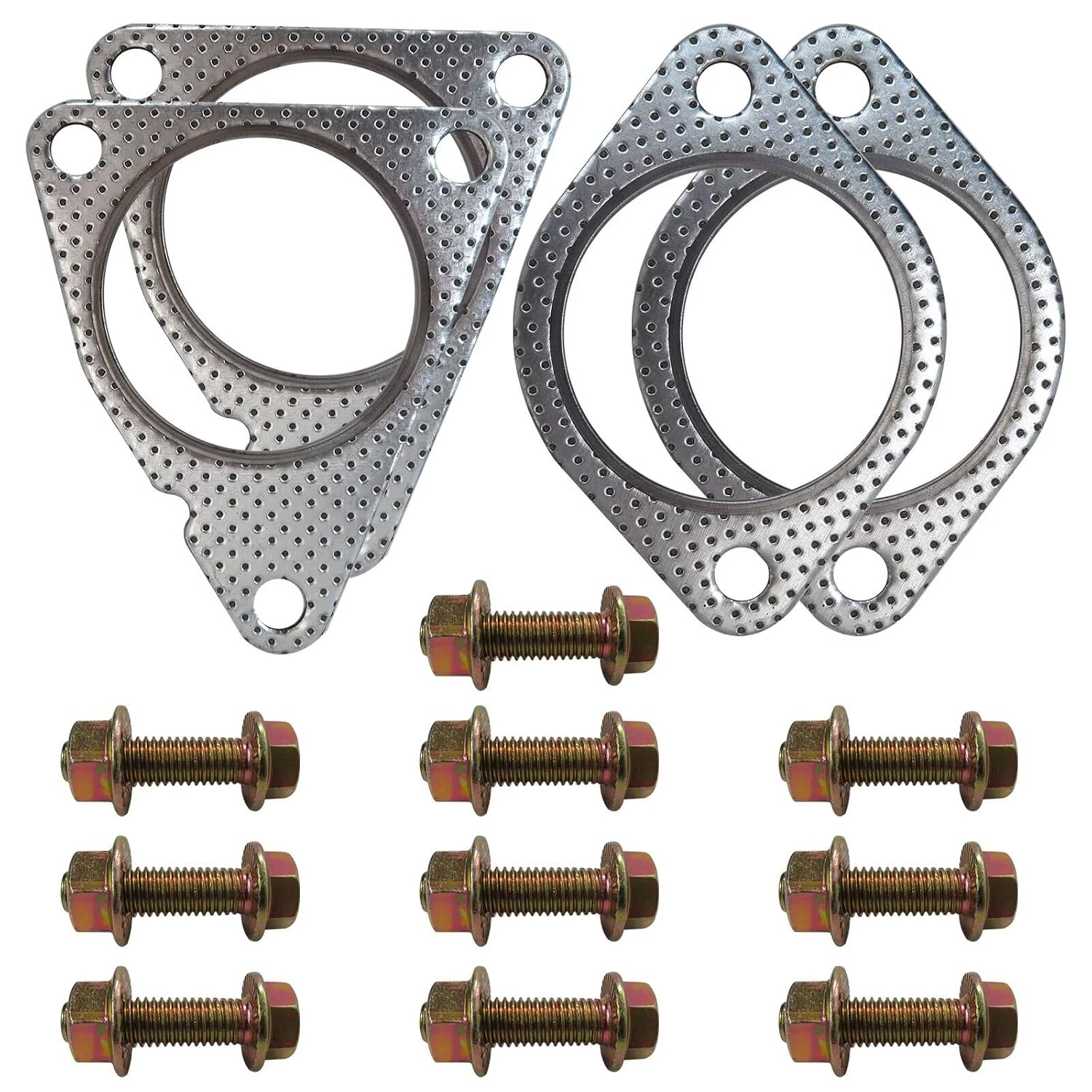 for 1-320 G37 370Z Exhaust Gasket Bolts Nuts Rebuild Kit Replacement for Infiniti 09-13 RWD G37 and AWD G37X Applications