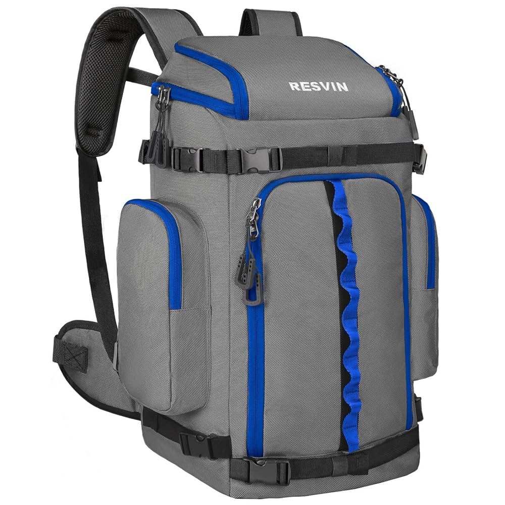 Zaino Per Scarponi Da Sci MoopGou 50L - Impermeabile, Con Scomparti Per Casco E Attrezzatura, Nylon 1680D - Foto 8