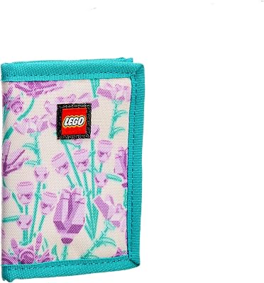 LEGO Trifold Wallet, Kids Unisex Wallet for Boys and Girls, with Clear ID Window, Card and Cash Pockets and Secure Hook an...