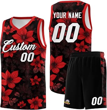 Custom Basketball Athletic Sets Personalized Basketball Jersey Shorts Design Name Number for Men Women Youth