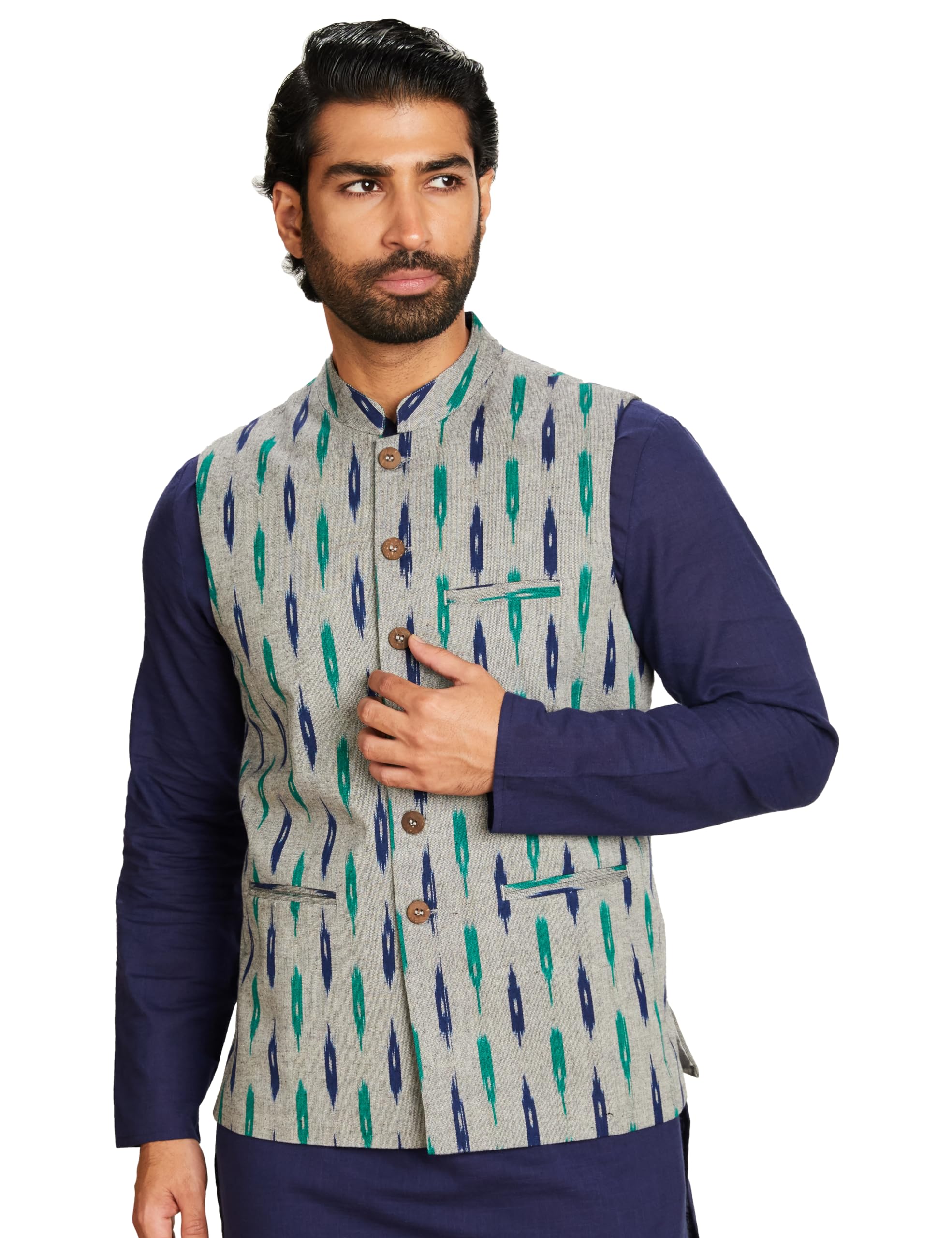 amazon brand - symbol Men Lightweight Nehru Jacket-picture-38