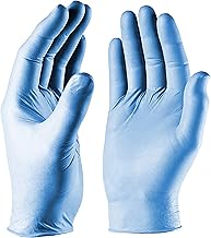 Simply Santize BNG002 - Guantes de nitrilo (tamaño Mediano, 100 Unidades), Color Azul