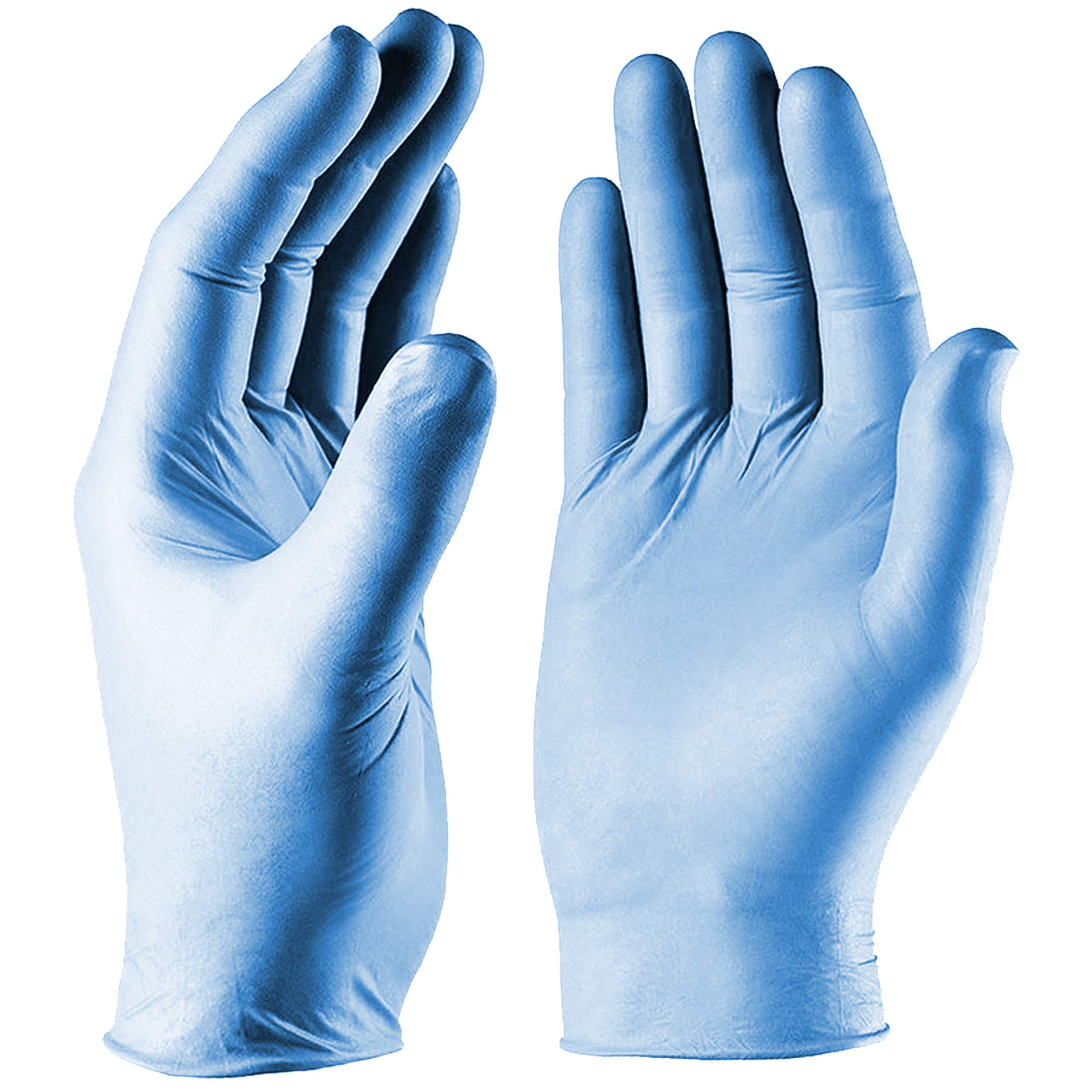 Simply Disposable Gloves Sanitize 100pk Large Blue Nitrile Wearers Powder Free