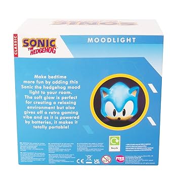 ソニック ザ ヘッジホッグ ムードライト Fizz Creations Sonic The Hedgehog 3D Shaped Mood Light – LED