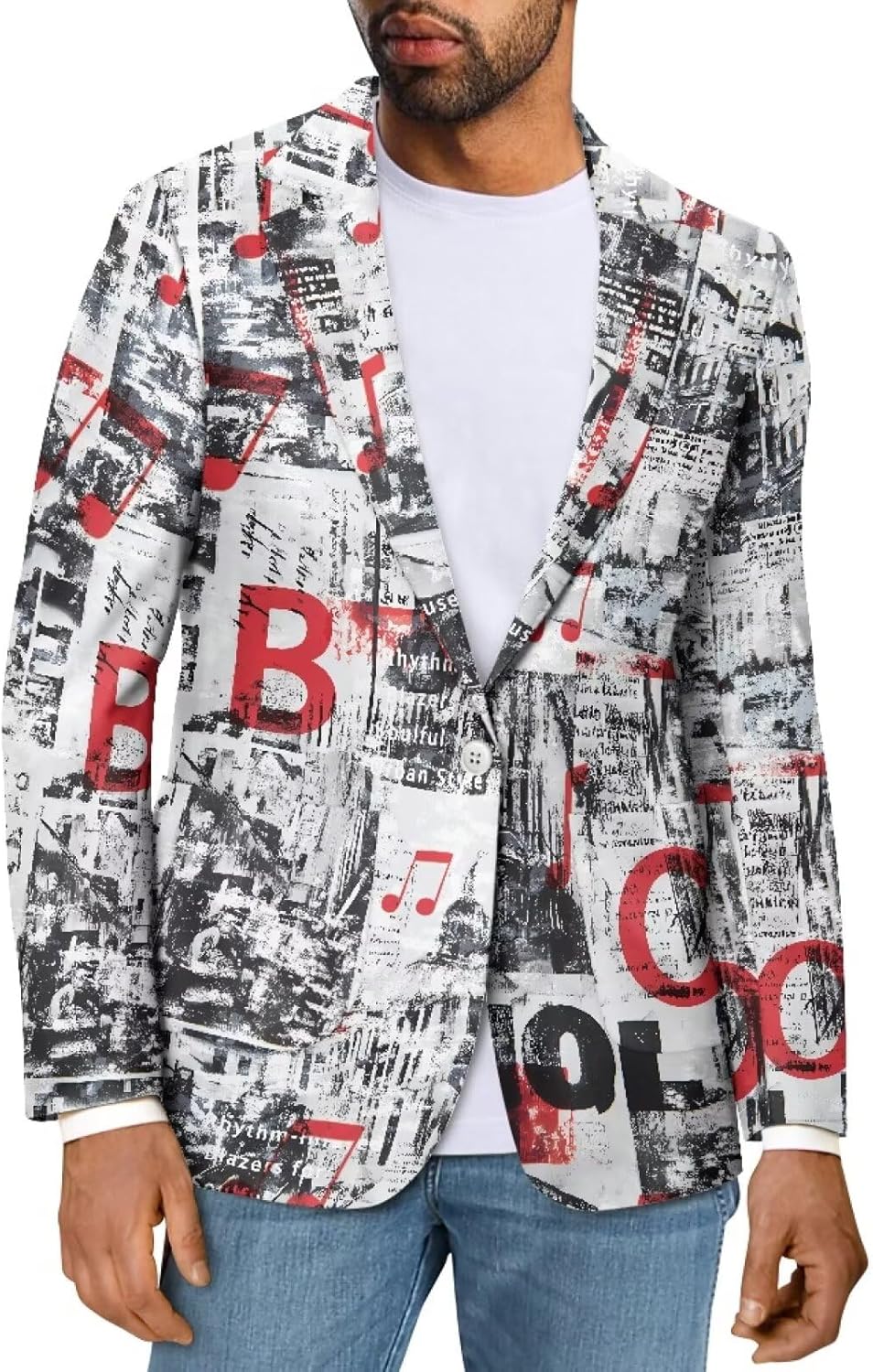 Men's Casual Stylish Blazer Lightweight Suit Jackets Regular Fit One Button Blazers Summer Breathable Sport Coats