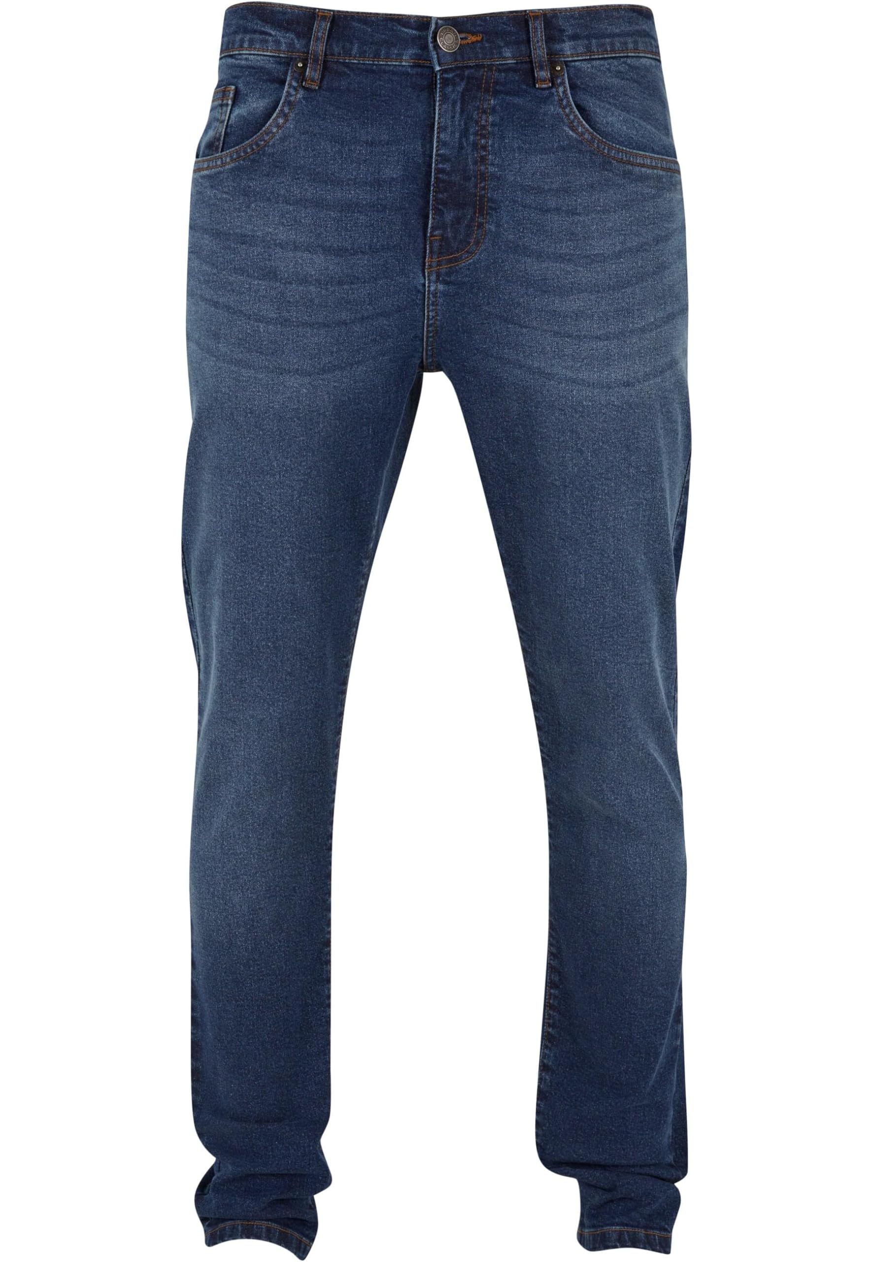 Urban Classics Herren Jeans Heavy Ounce Straight Fit Jeans, lässige Jeans für Männer, Straight Leg, Loose Fit, erhältlich