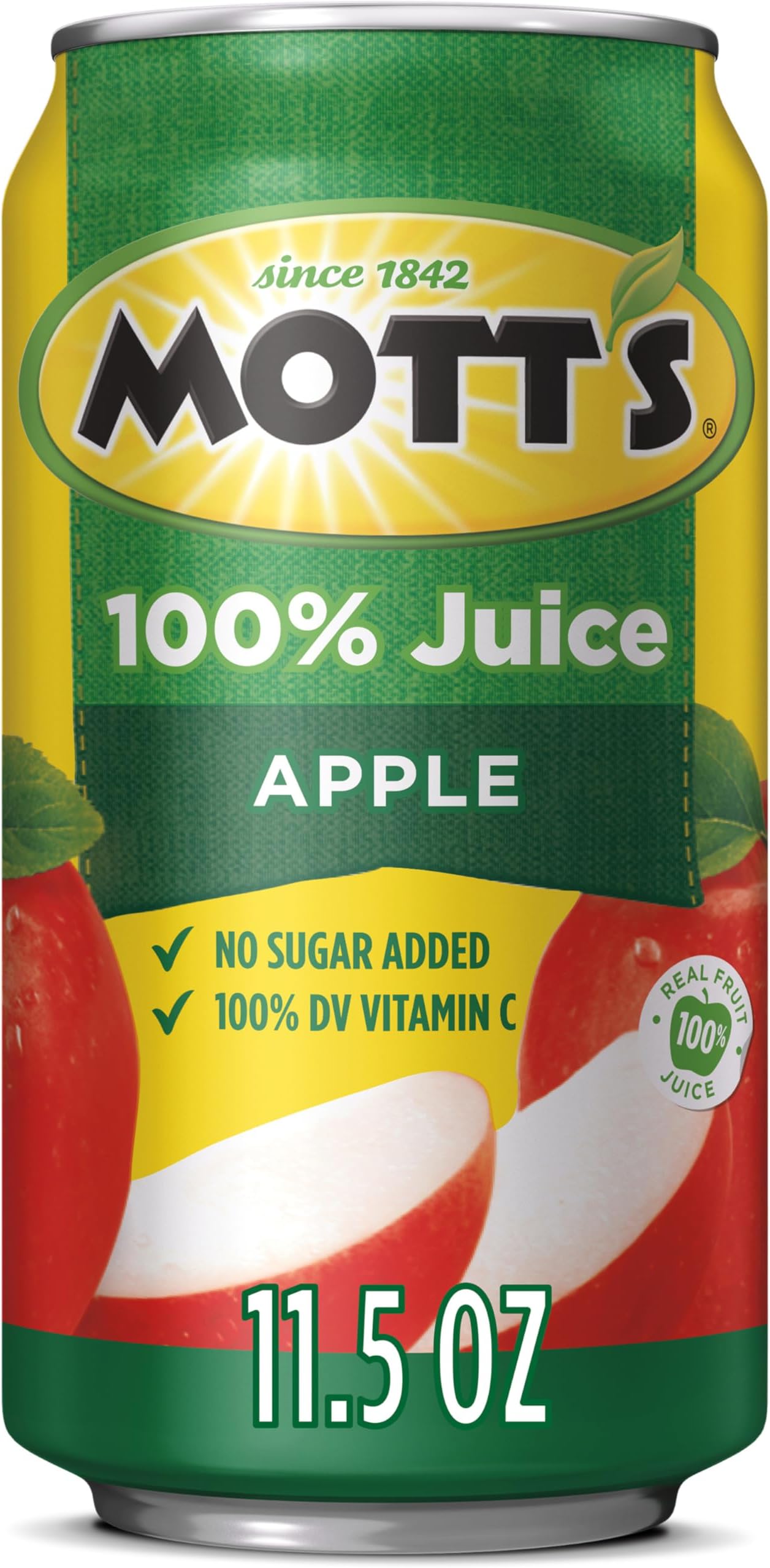 100% Original Apple Juice, 11.5 fl oz can (Pack of 24)