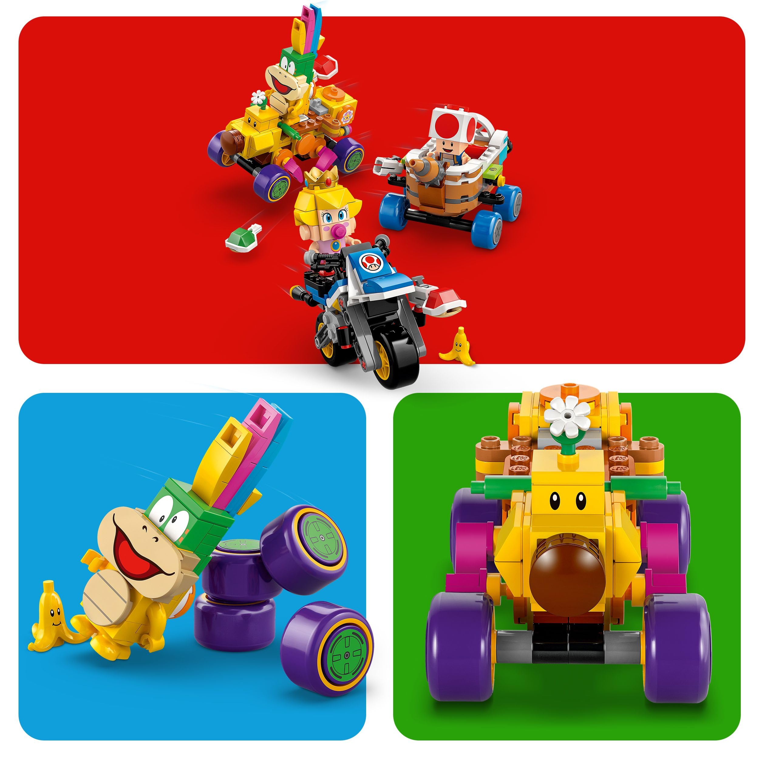 LEGO Super Mario: Mario Kart, Baby Peach & Grand Prix Building Toy Set - Image 4