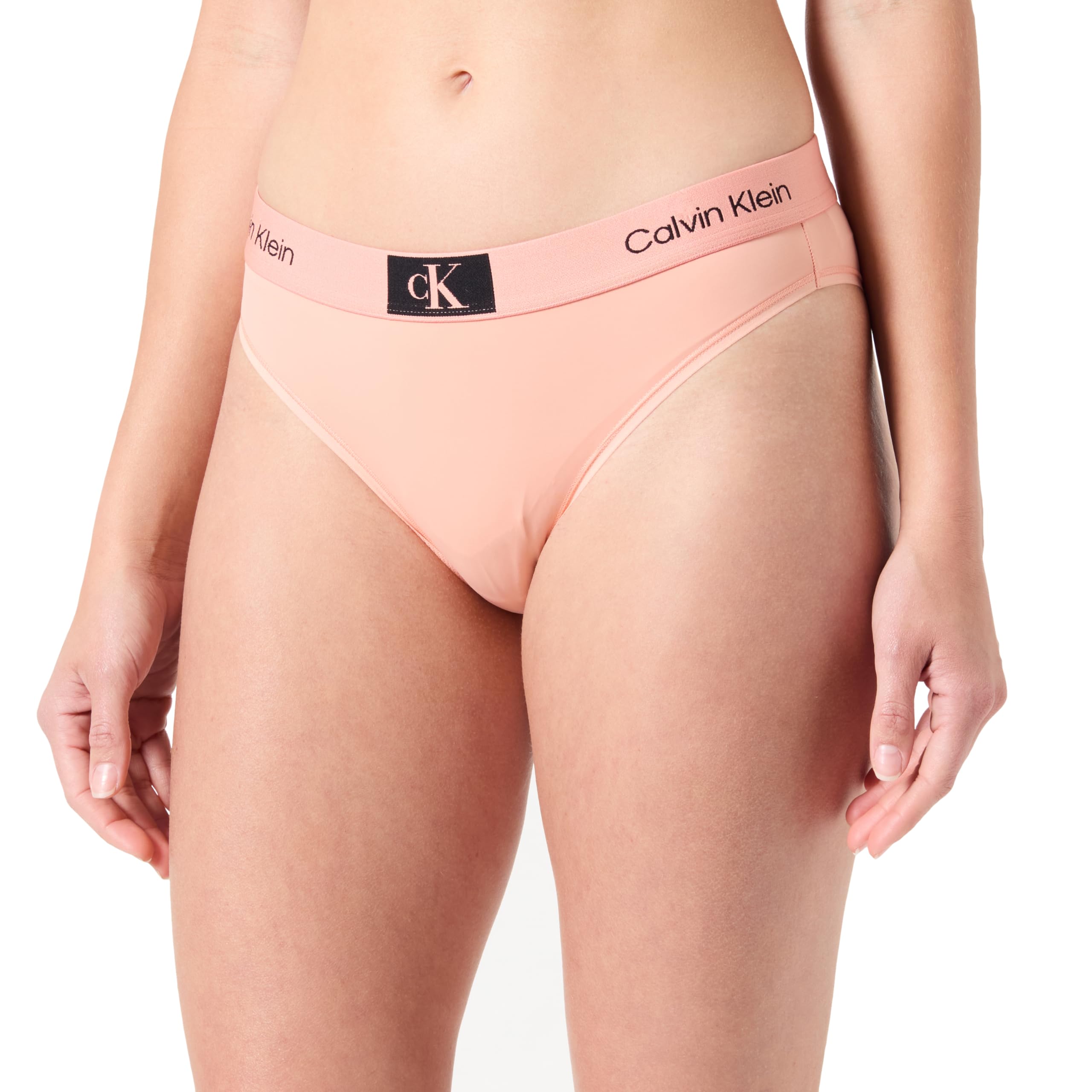 Calvin Klein Braguitas tipo bikini Mujer Modern Bikini Tejido elástico, Orange (Naranja), XL