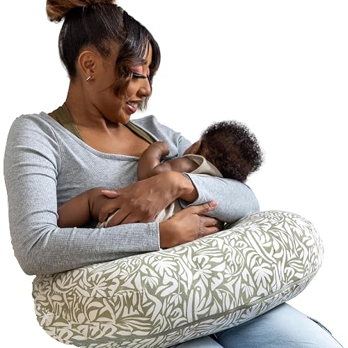 Boppy Nursing Pillow, Organic Cotton Cover, Ergonomic Breastfeeding Support