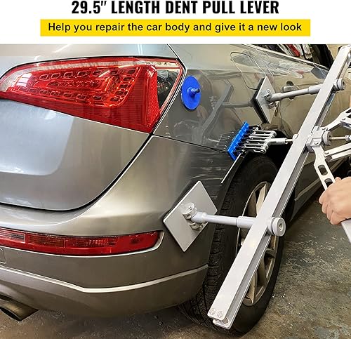 Miniatura 2 de Bestauto Kit de barra de palanca de abolladuras, apta para extracción de abolladuras de aluminio y acero (29.528 in)