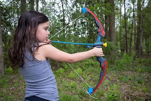 Miniatura 7 de Sunny Days Entertainment Arco y flecha del espacio fotón – Juguete galáctico de juego de simulación para niños | Incluye luces y 3 flechas de