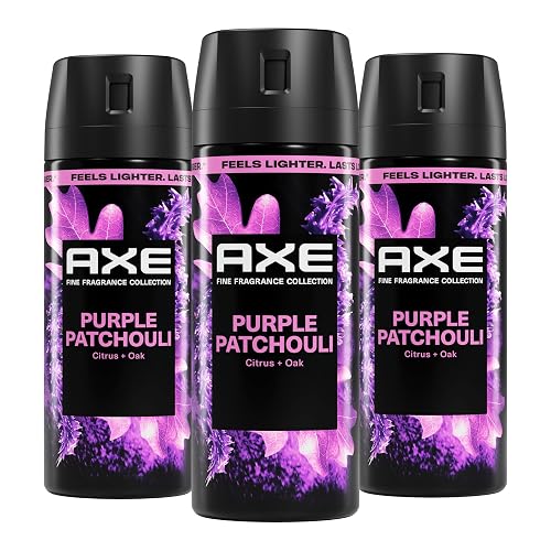 AXE Fine Fragrance Collection Body Spray Purple Patchouli 3 Count