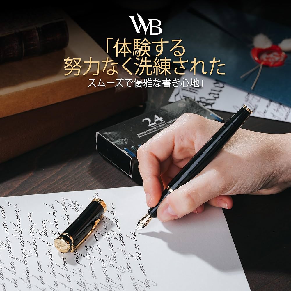 万年筆セットScrivi Pens ブラック ボックス入 プレゼント お祝い 41aajmGC8VL.jpg