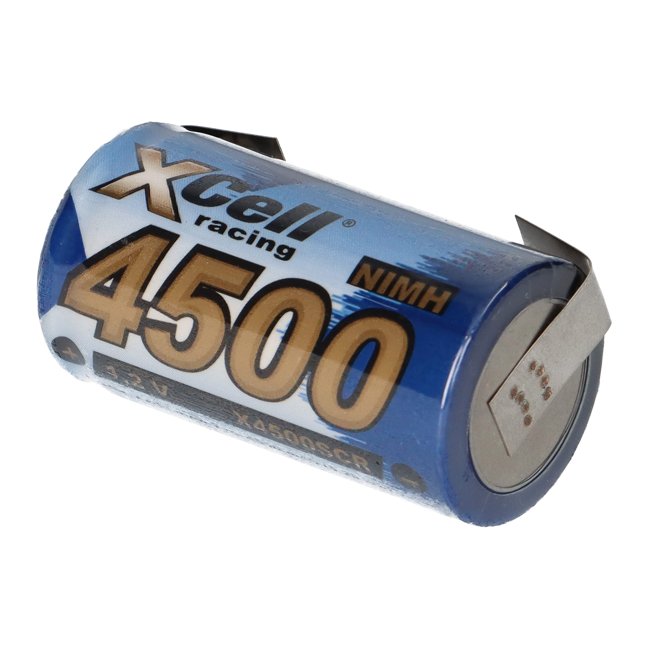 Batteria NiMH Sub-C 2500mAh 1,2V &ndash; Singola Cella Con Bandiera Di Saldatura Z, Trade-Shop