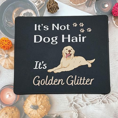 Miniatura 3 de Funny It's Golden Glitter - Alfombrilla de mouse para amantes de los perros, regalo para dueños de perros, tapete de mouse para amantes de los