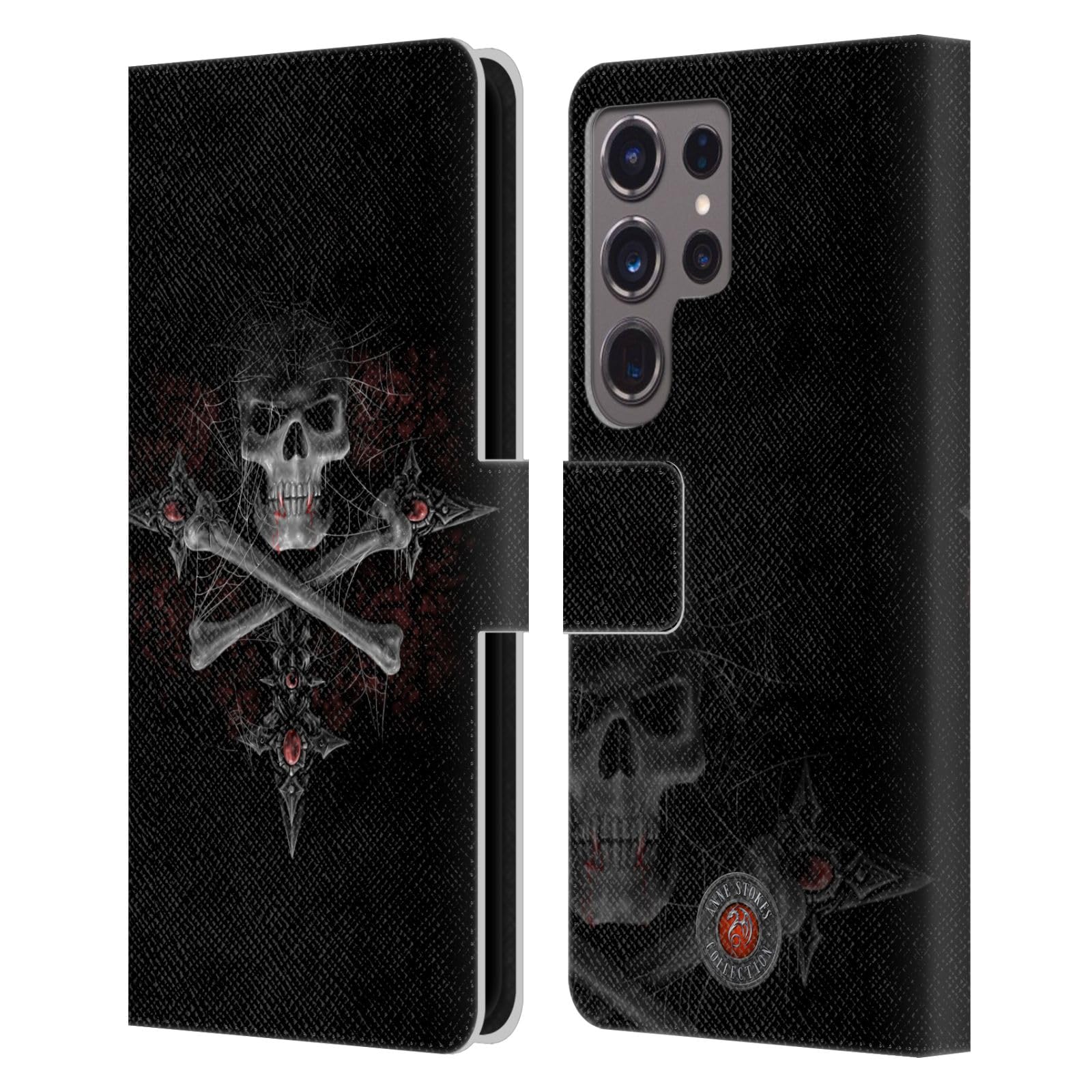 Carcasa de cuero Anne Stokes para Samsung Galaxy S24 Ultra 7