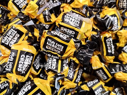 Miniatura 4 de Caramelo de regaliz ligeramente salado  1.5 libras de caramelo de regaliz fresco y delicioso envuelto individualmente, suave y cremoso