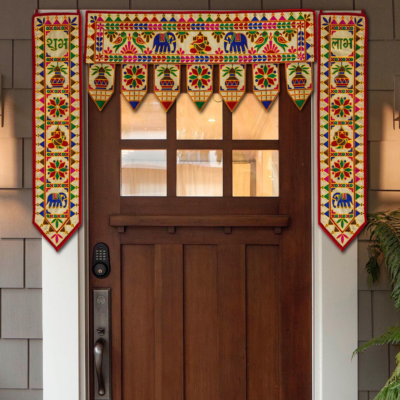 SYPRAM Productions Traditional Toran for Main Door Bandarwal, Hanging Toran for Decoration Entrance