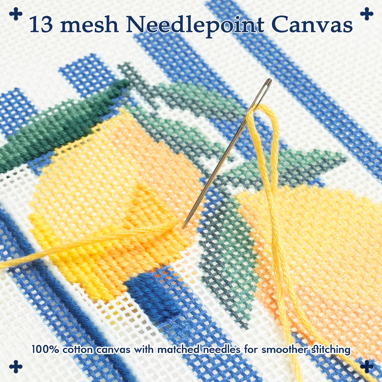Kaitiaki Needlepoint Canvas Kit - Beginner Craft Gift -3 Kaitiaki Needlepoint Canvas Kit - Beginner Craft Gift -3