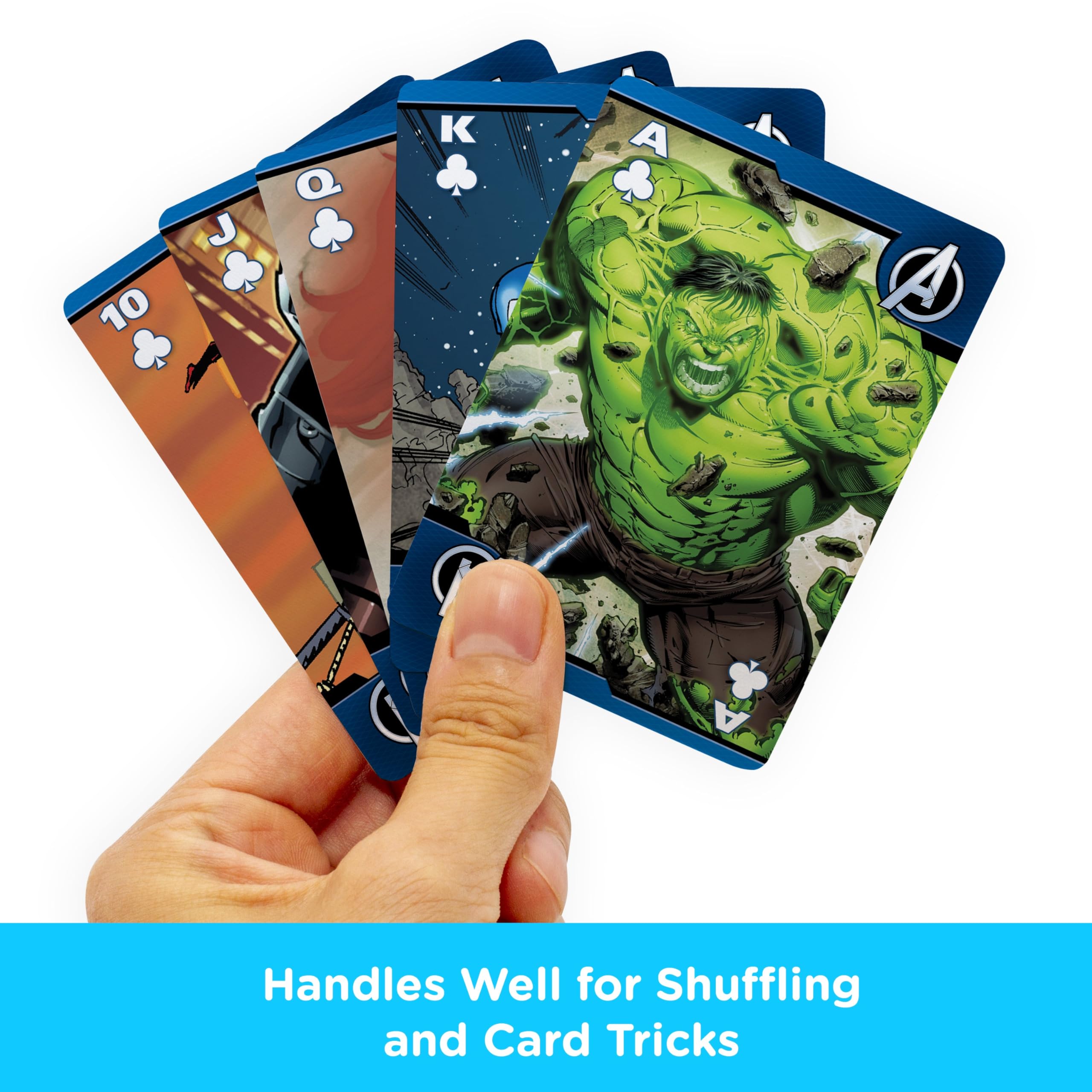 AQUARIUS Marvel Avengers Playing Cards - Avengers Themed Deck of Cards for Your Favorite Card Games - Officially Licensed Marvel Comics Merchandise & Collectibles - Image 4