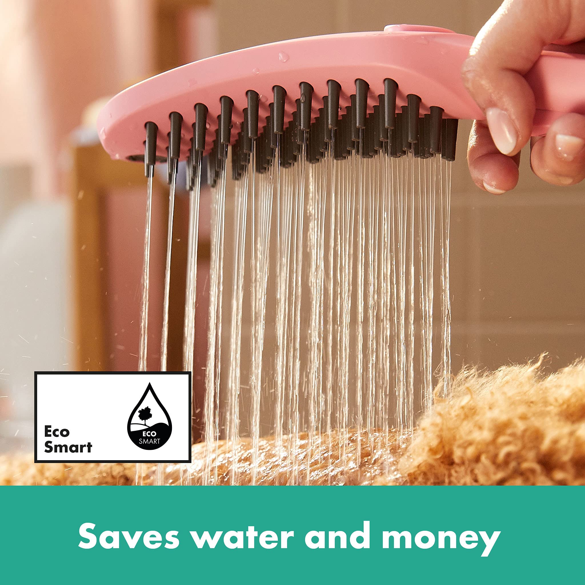hansgrohe DogShower Główka prysznicowa dla psów 150 3jet z masującymi dyszami Pink, 26640560
