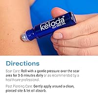 Vista 6 de KELODA - Aceite de árbol de té y masajeador para eliminar cicatrices y queloides, tratamiento poscirugía, para quemaduras y piercings, con cacao