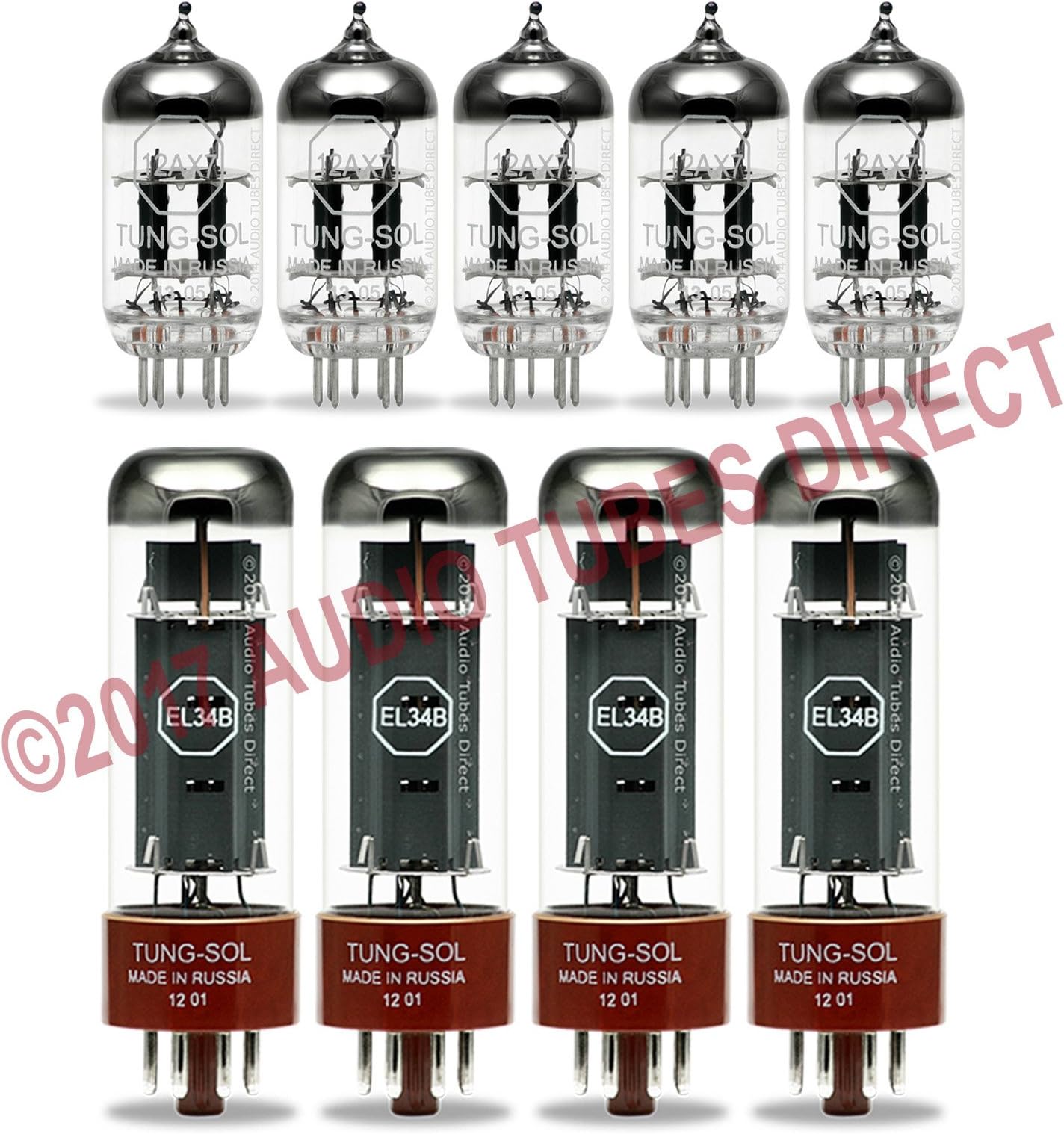 Tung-Sol Tube Upgrade Kit For Framus Dragon Amps EL34B 12AX7