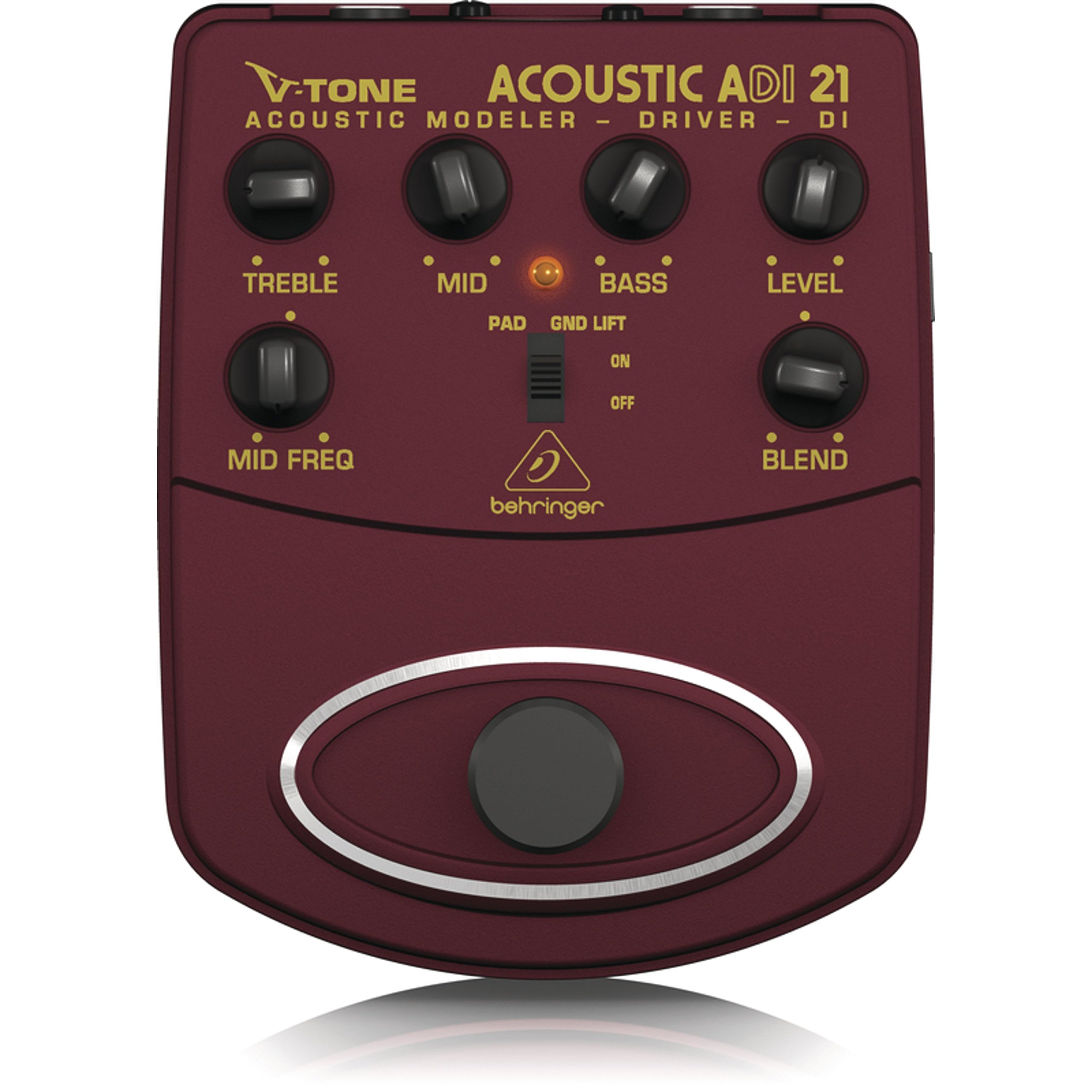 Behringer V-TONE ACOUSTIC DRIVER DI ADI21 Acoustic Amp Modeler/Direct Recording Preamp/DI Box