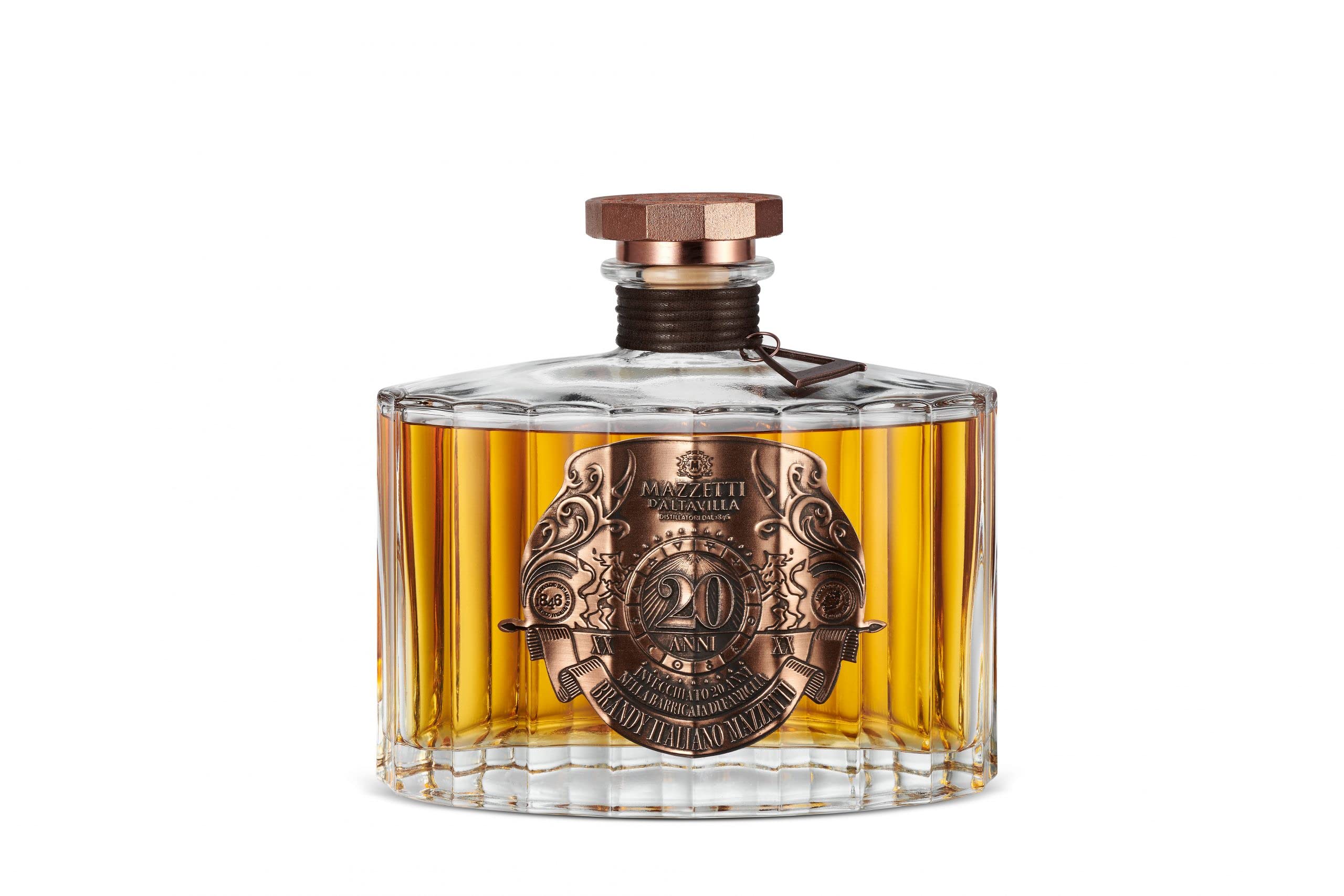Brandy Mazzetti 20 ANNI Con Cofanetto In Legno, 700ml