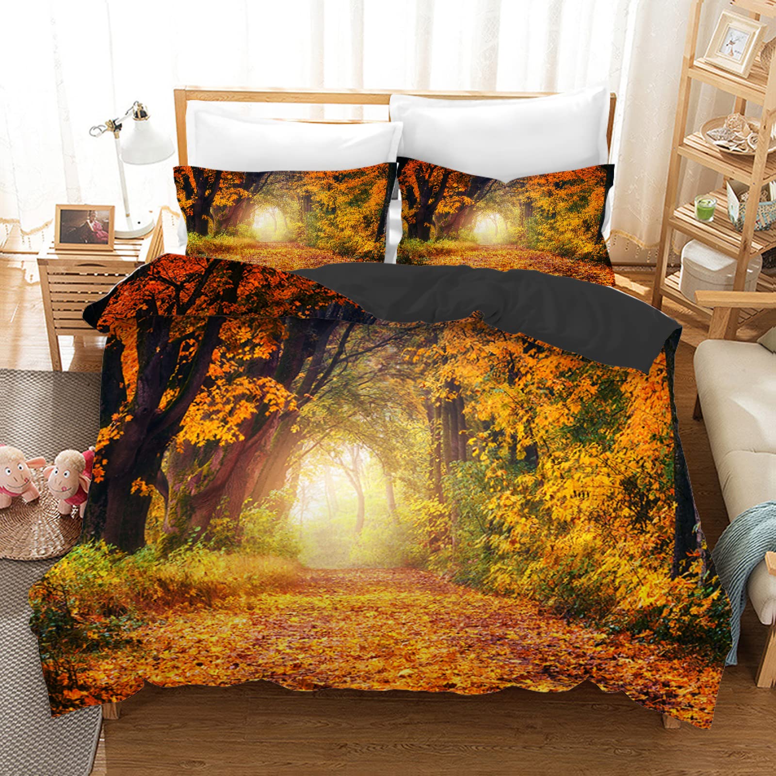 Housse de couette 160x200 microfibre 110g/㎡ respirante et résistante à fermeture