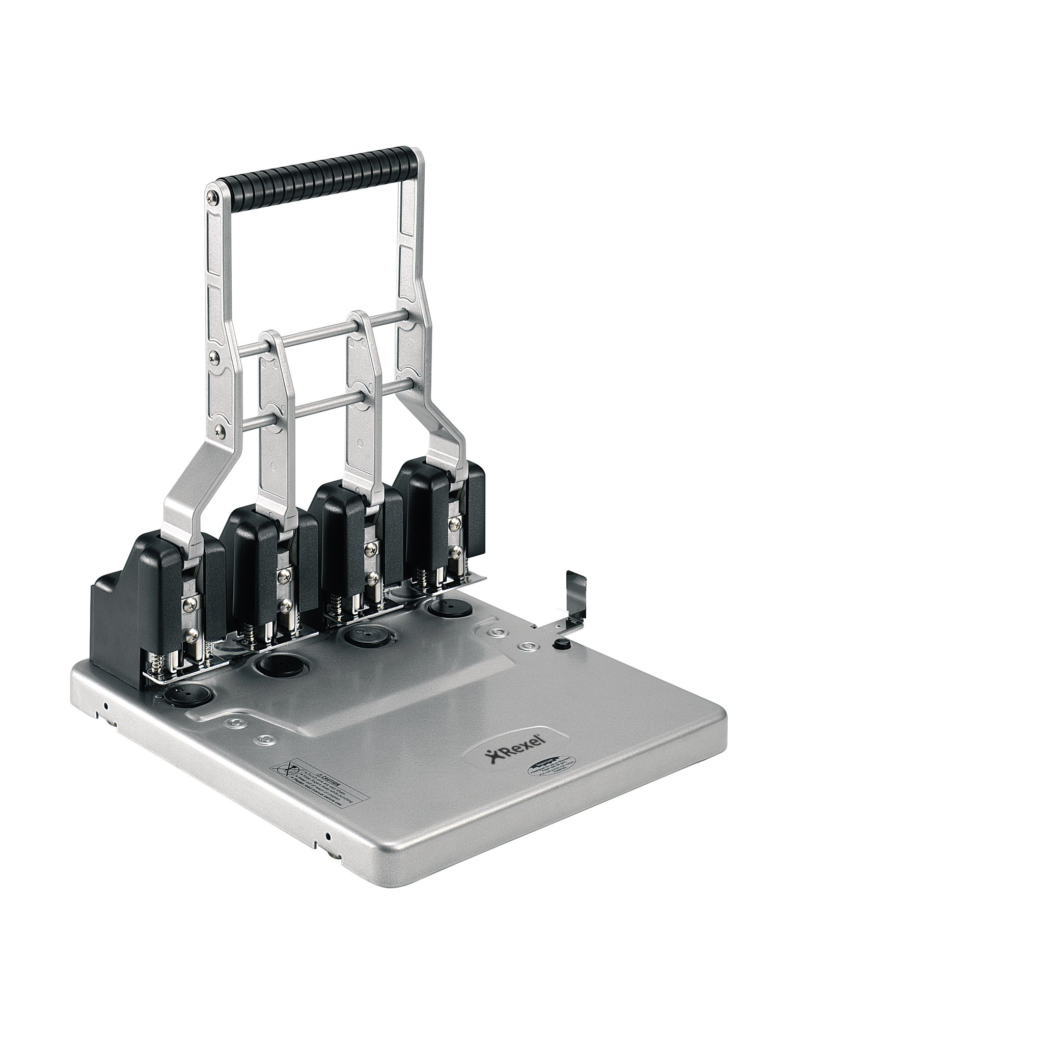 Rexel 2101235 - Taladro Gran Capacidad Modelo HD 4150, Color Plata/Negro, 150 Sheet
