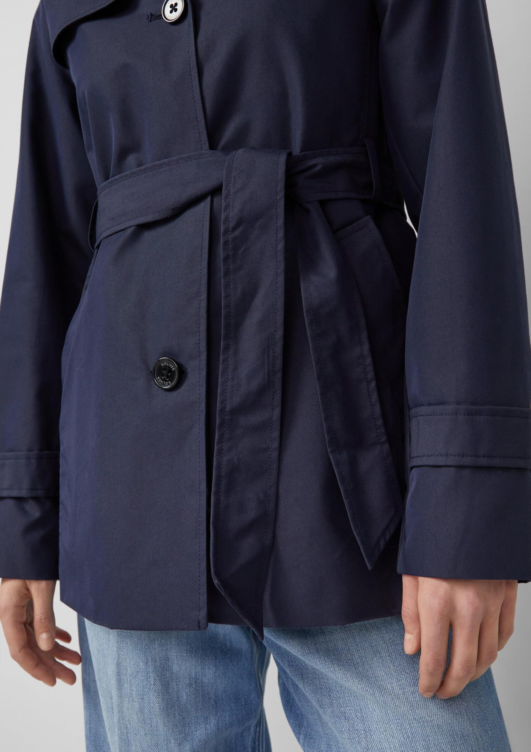 s.Oliver Wasserabweisender Trenchcoat im Slim Fit