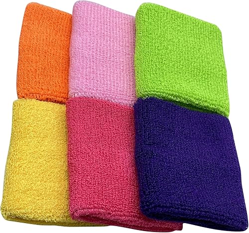 Miniatura 4 de Pulseras deportivas de algodón para el sudor, para baloncesto, béisbol, correr, deportes atléticos