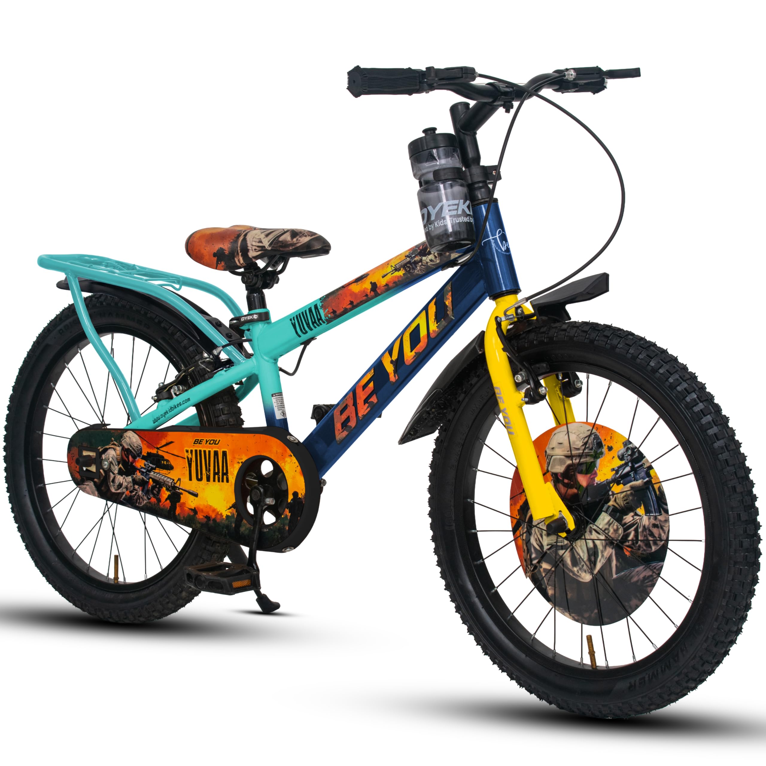 Buy OYEKID Yuvva 20T Kids Cycle for Boys & Girls, PU Soft Seat