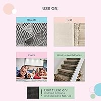 Vista 4 de Uproot Cleaner Xtra Pet Hair Removal Tool: Reusable Carpet Rake with Telescopic 60" Handle - As Powerful as Uproot Cleaner Pro Pet Hair Remover, but