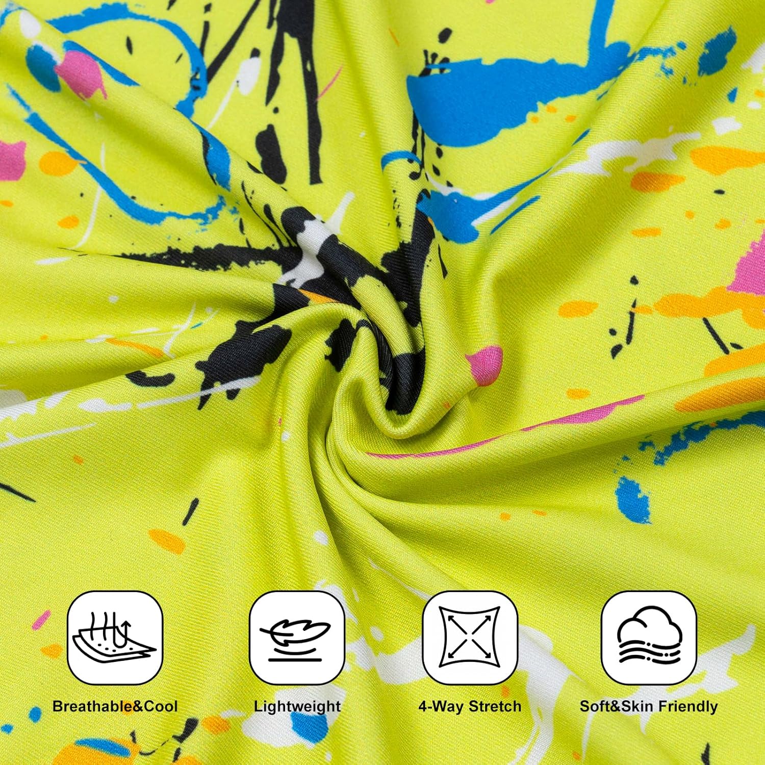 Men's UPF 50+ Sun Protection Hoodie Shirts UV SPF Hi Vis Long Sleeve Rash Guard Fishing Hiking T Shirts Quick Dry - Image 4