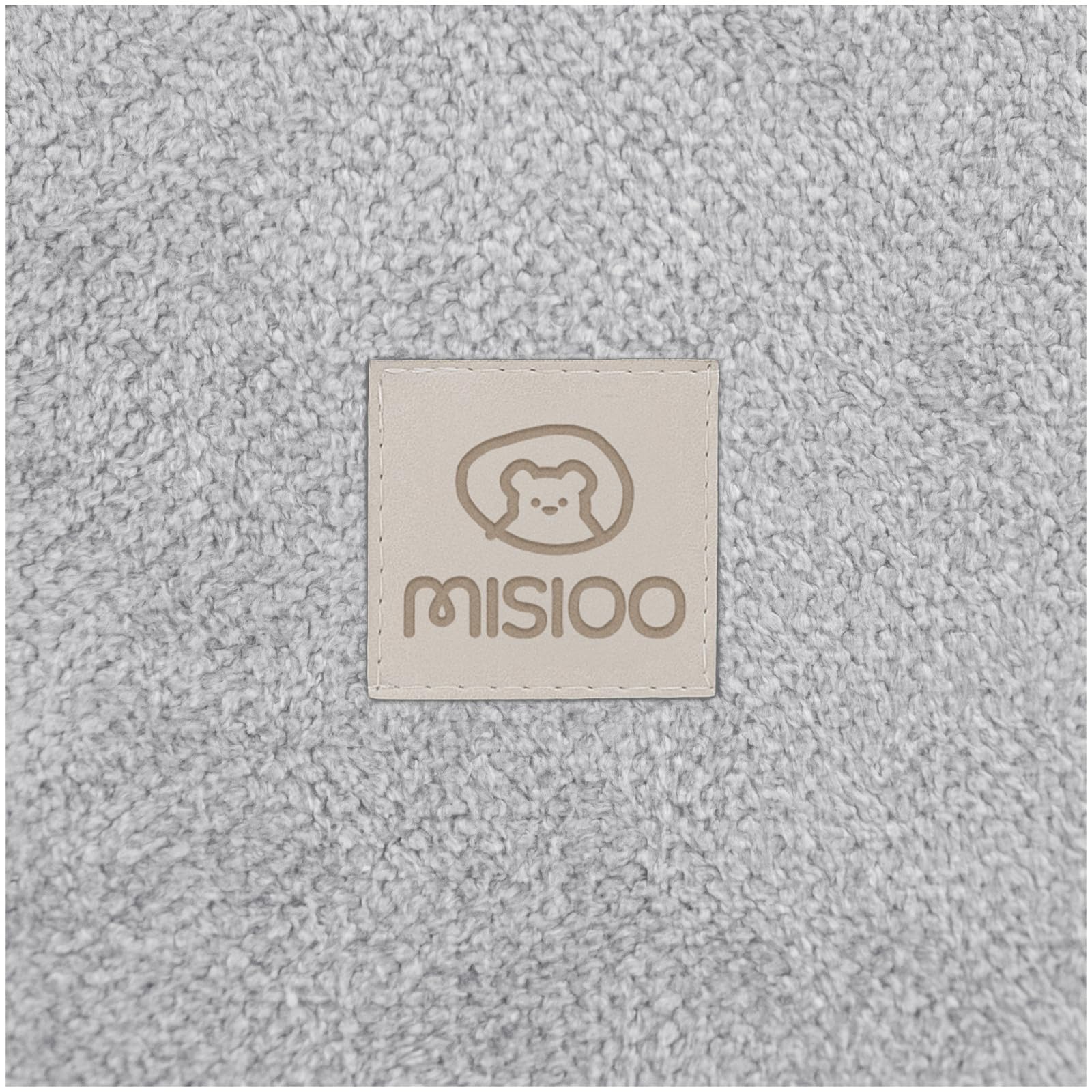 MISIOO Piscina con palline per bambini, 90 x 30 cm, con 200 palline da 6 cm di diametro, rotonda, in morbida schiuma, rivestimento rimovibile e lavabile, per interni