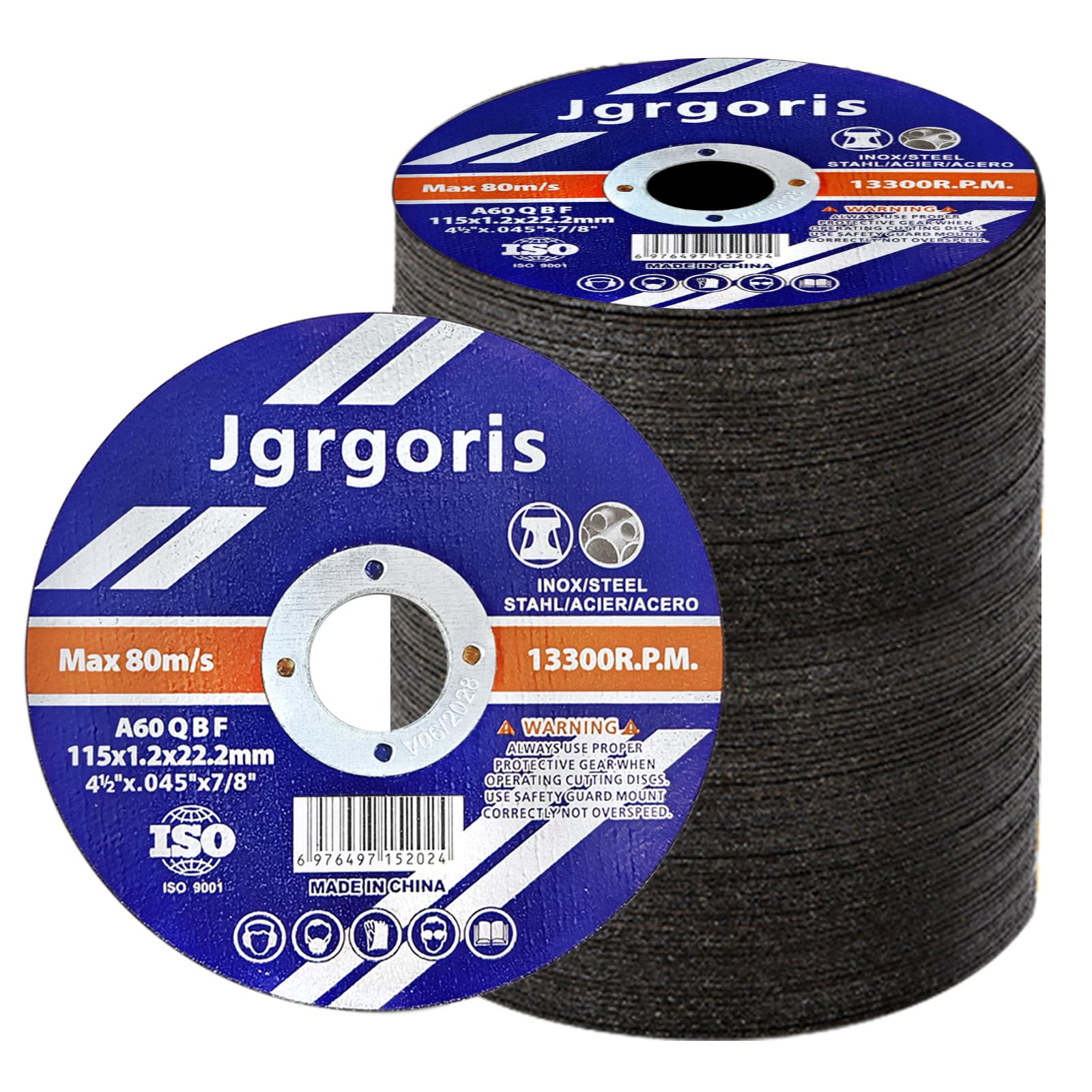 Cut-Off Wheels - 54 Pack for Metal & Stainless Steel -18