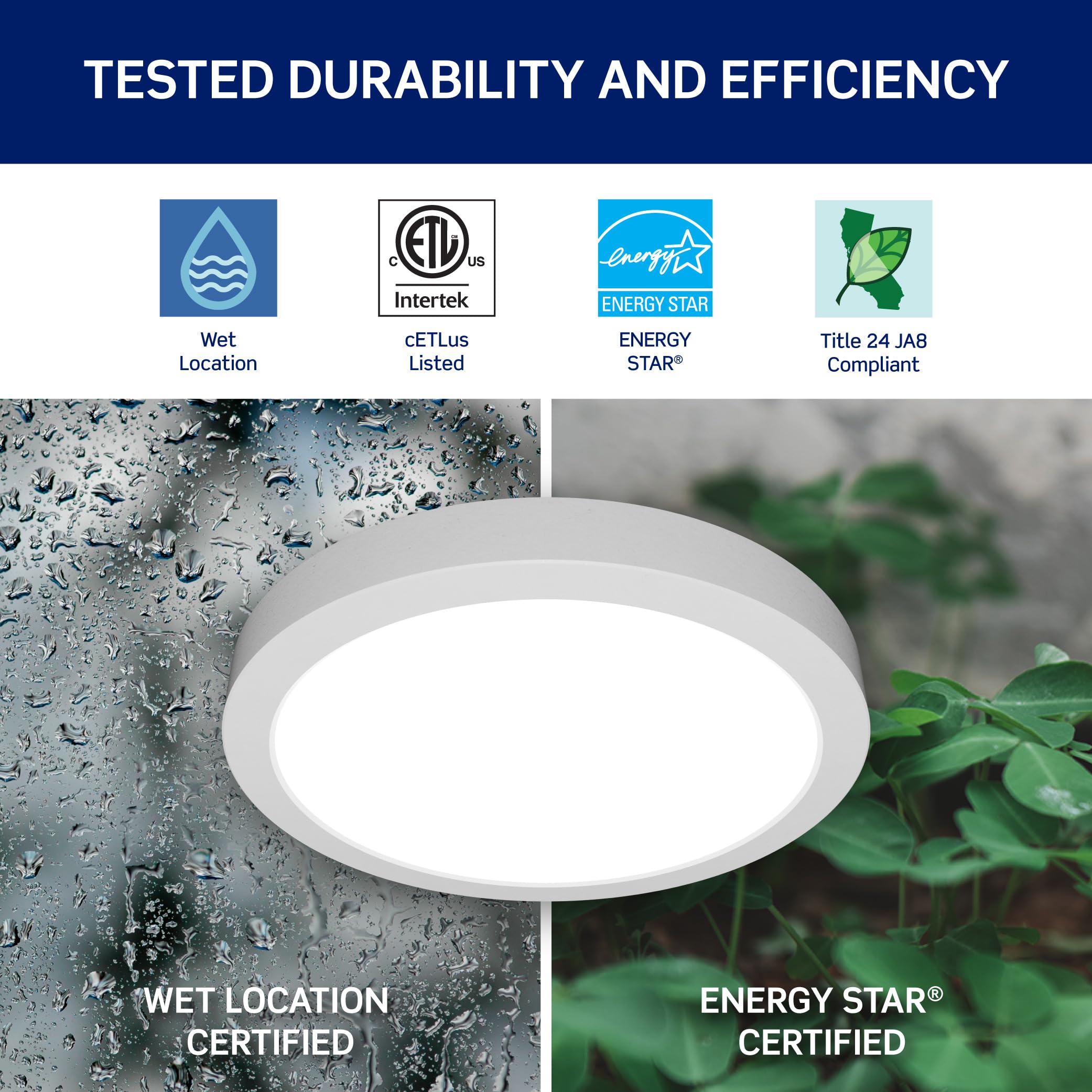 Leviton SDR 9 in. Low Profile Round Surface Mount LED Downlight Leviton SDR 9 in. Low Profile Round Surface Mount LED Downlight