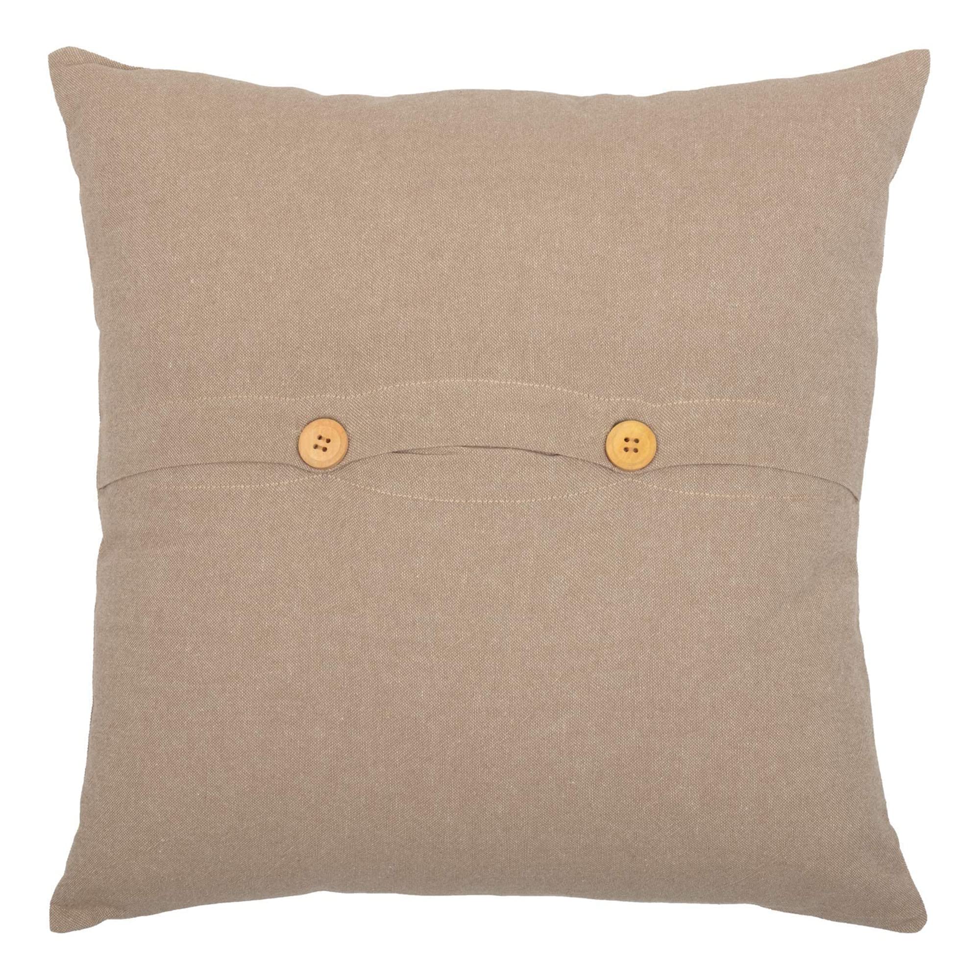 Yoga Blanket VHC Brands Farmhouse Bedding Sawyer Mill Tractor Cotton Stenciled Chambray Graphic/Print Square Cover Insert Pillow, Charcoal Khaki Tan Quilt Set Queen Size 5 thumbnail image