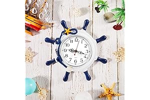 Quelay Beach Clock: The Perfect Nautical Touch for Your Coastal Abode