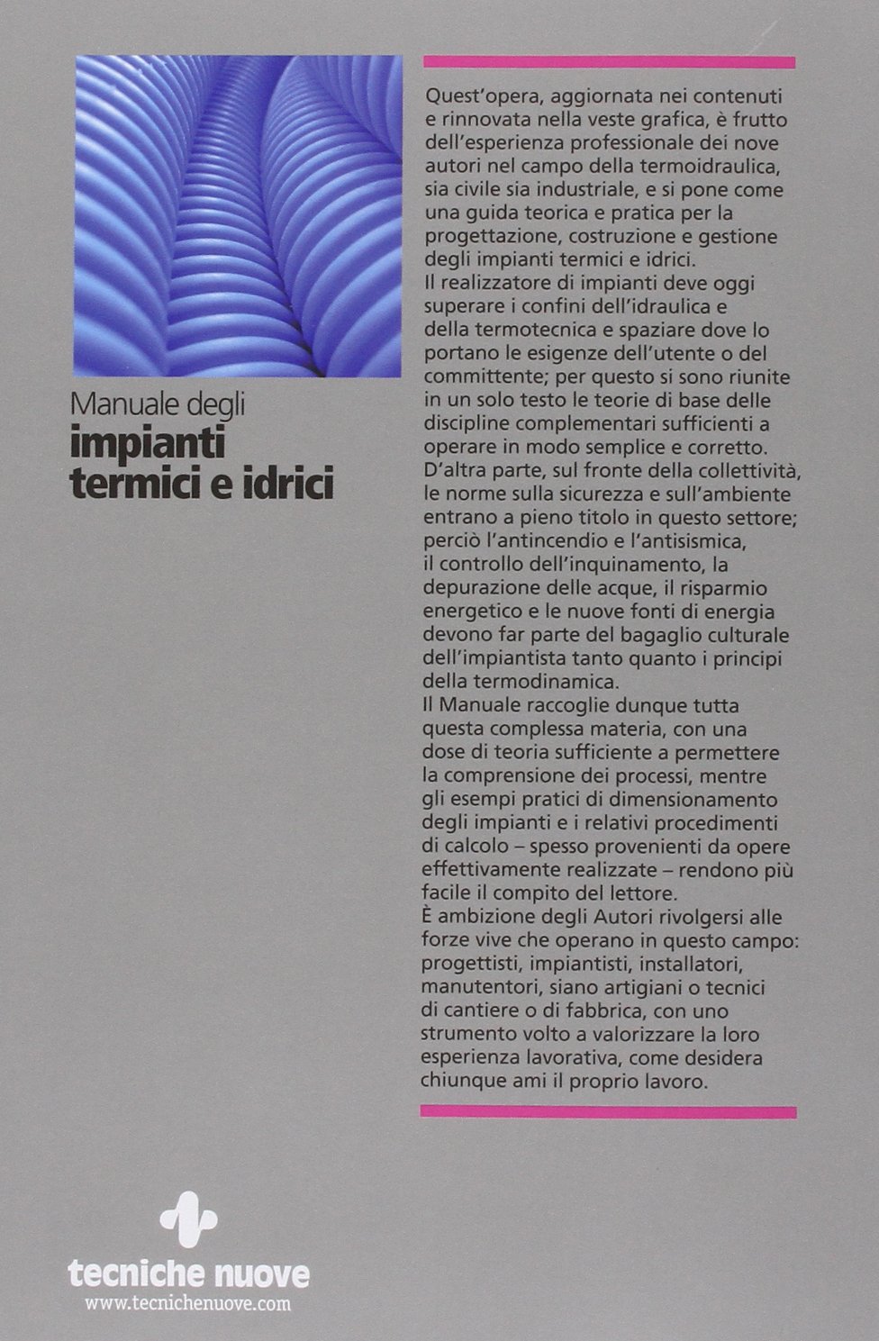 Manuale degli impianti termici e idrici [2 volumi]
