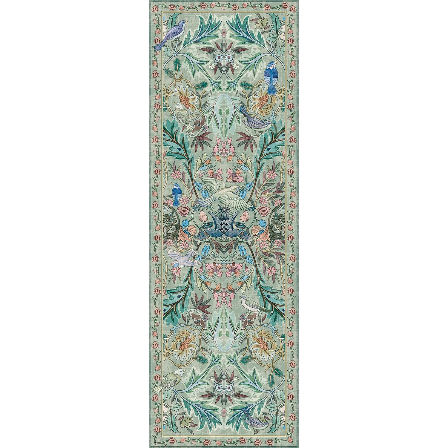 TUKDAK Area Rugs, Low-Pile Soft Bedroom Rug, 80 x 200 cm